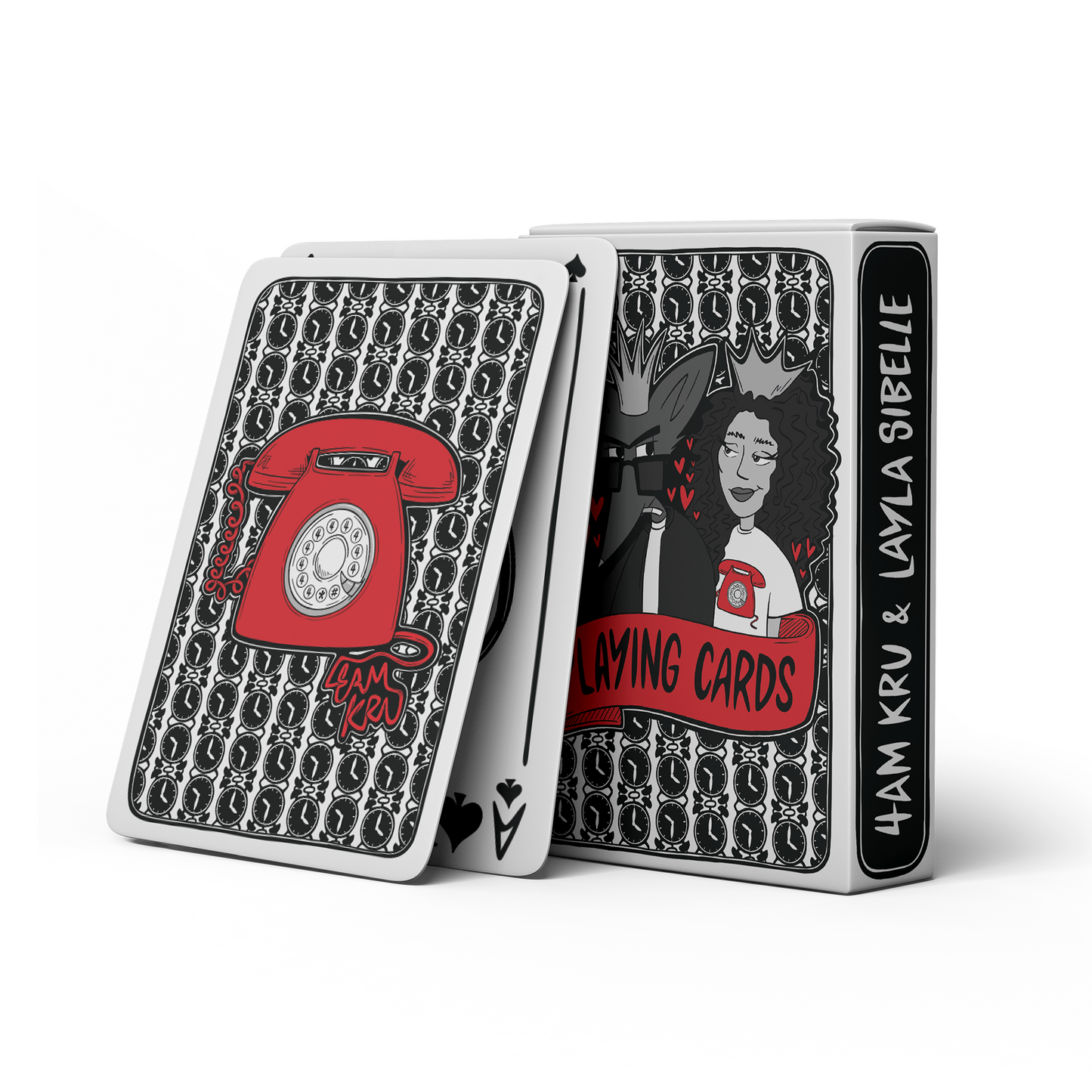 4AM KRU LIMITED EDITION LOVE ON THE LINE PLAYING CARDS