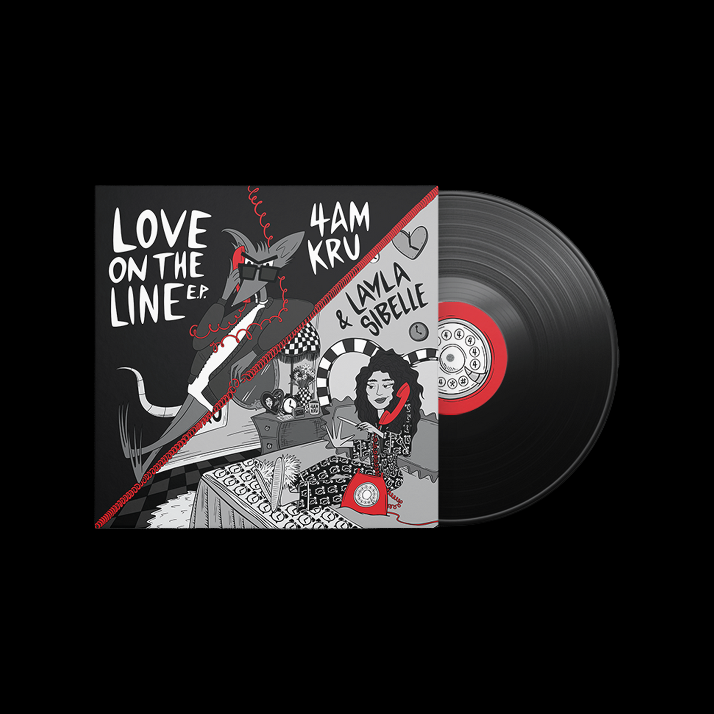 4AM KRU LOVE ON THE LINE EP