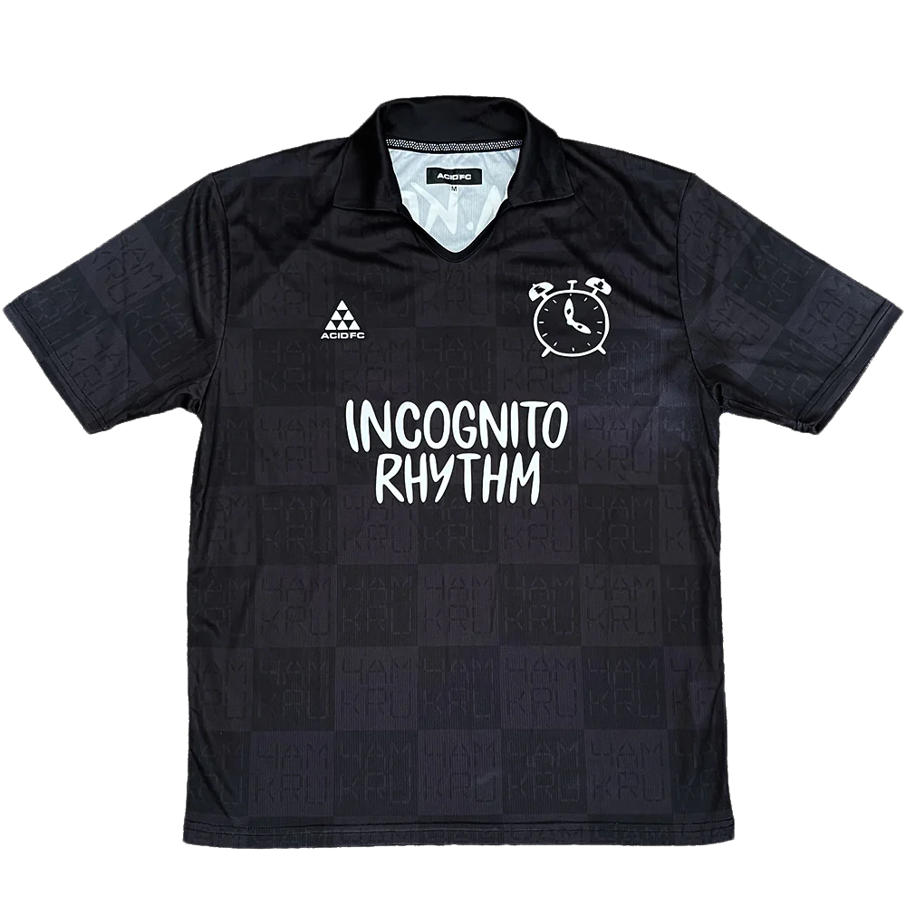 4AM KRU LIMITED EDITION FOOTBALL TOP - BLACK UK