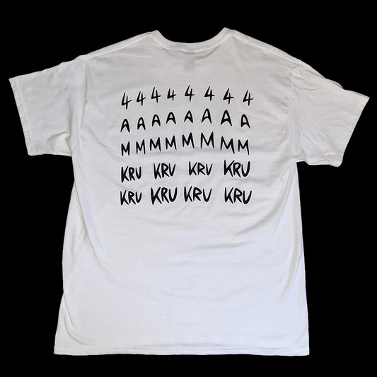 4AM KRU T-SHIRT - WHITE UK