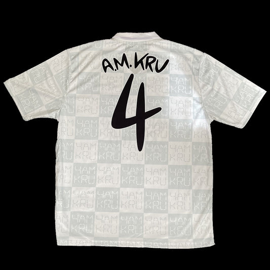 4AM KRU LIMITED EDITION FOOTBALL TOP - WHITE