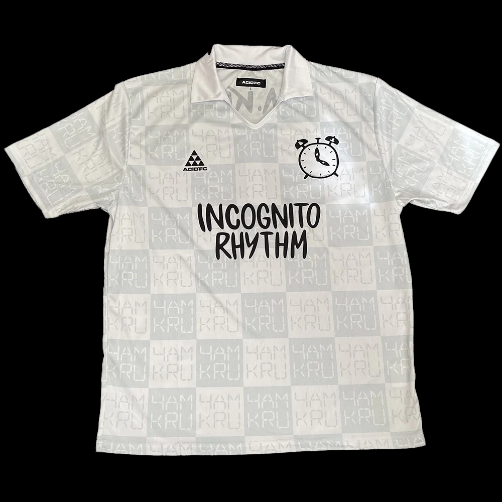 4AM KRU LIMITED EDITION FOOTBALL TOP - WHITE UK
